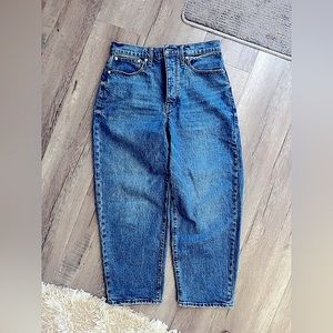 Madewell balloon jeans